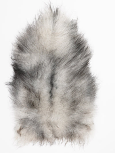 Grått isländskt fårskinn M