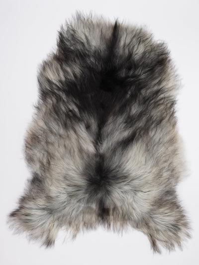 Grått isländskt fårskinn XL