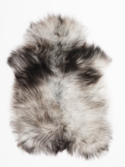 Grått isländskt fårskinn M