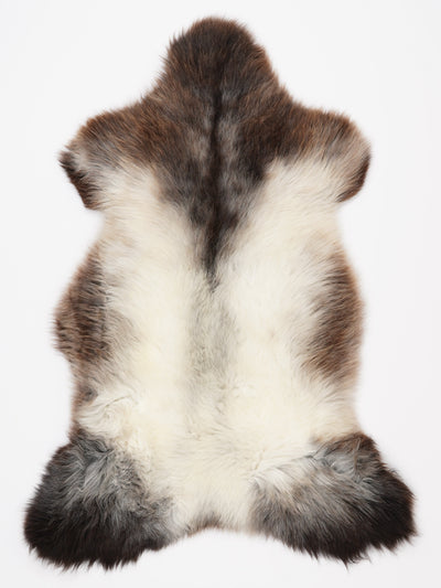 Flerfärgat fårskinn L