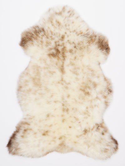 Flerfärgat fårskinn L