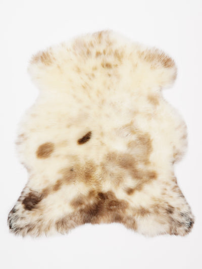 Flerfärgat fårskinn S