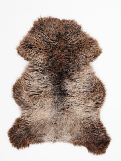 Flerfärgat fårskinn L