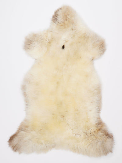 Flerfärgat fårskinn XL