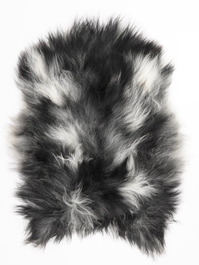 Grått isländskt fårskinn M