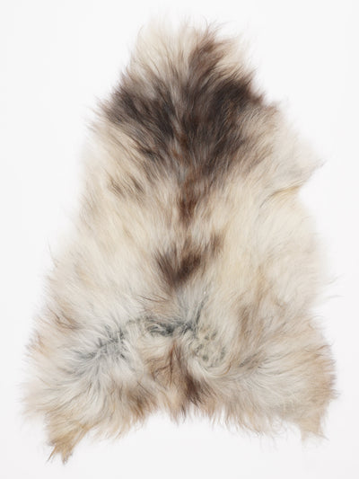 Grått isländskt fårskinn L