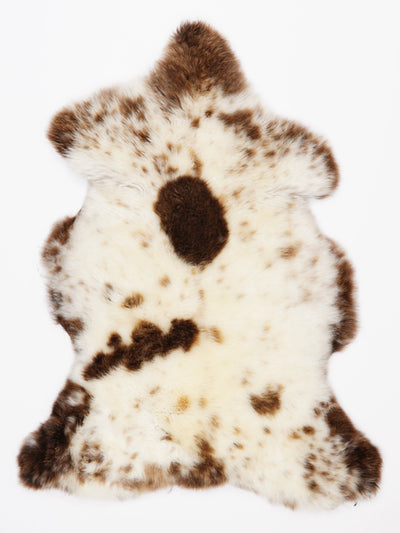 Flerfärgat fårskinn L