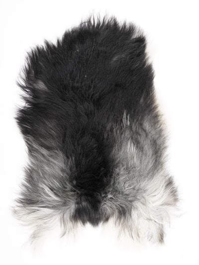 Grått isländskt fårskinn M