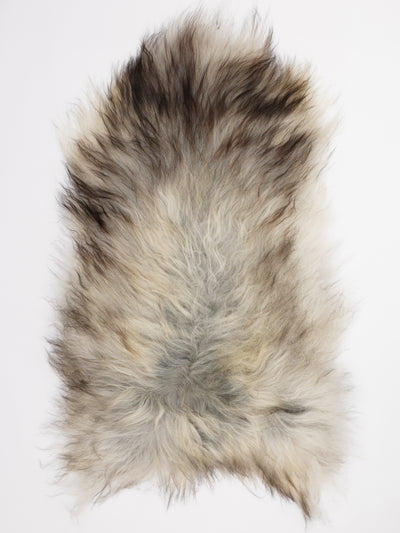 Grått isländskt fårskinn XL