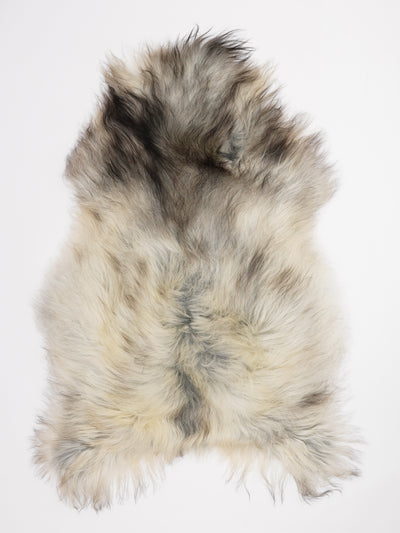 Grått isländskt fårskinn XL