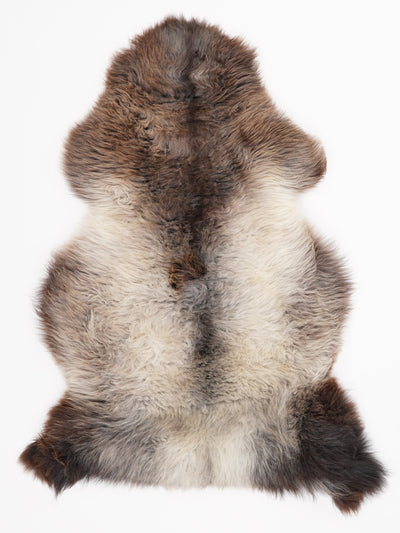 Flerfärgat fårskinn L