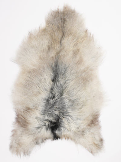 Grått isländskt fårskinn XL