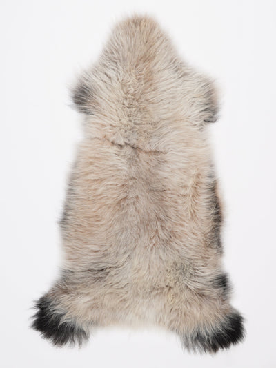 Flerfärgat fårskinn L