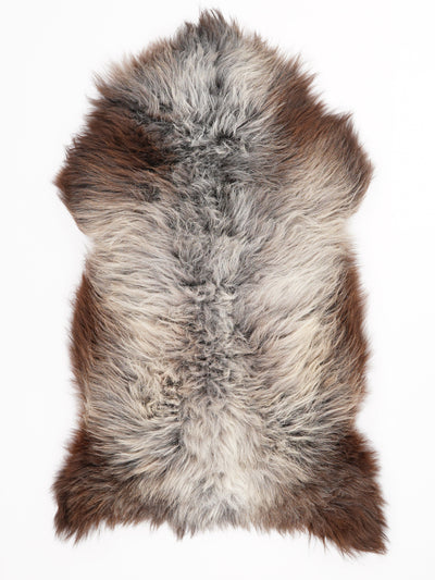 Flerfärgat fårskinn XL