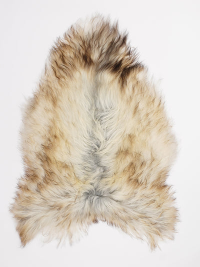 Grått isländskt fårskinn L