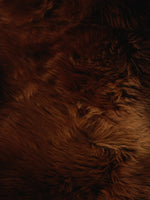 Brunt fårskinn "Rusty"