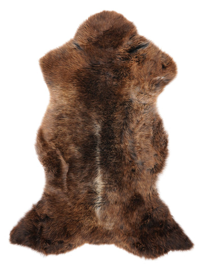 Flerfärgat fårskinn L