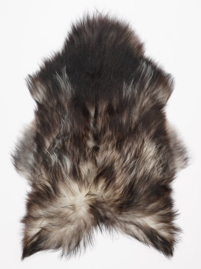 Grått isländskt fårskinn XL