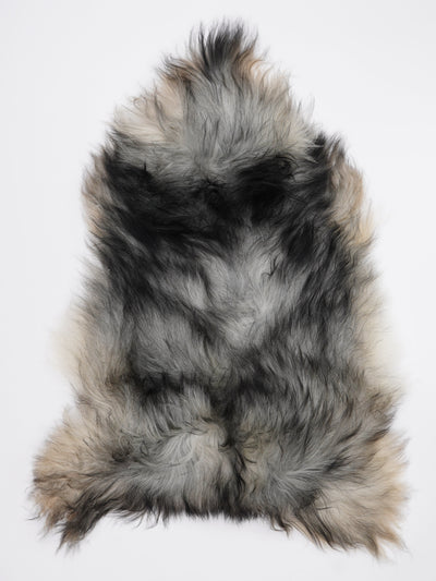Grått isländskt fårskinn XL
