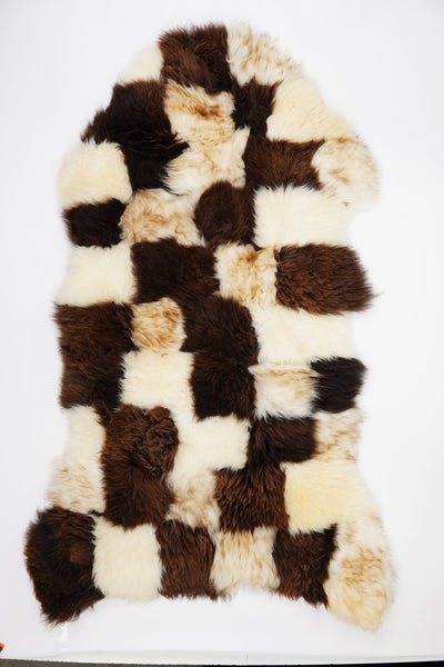 Flerfärgat fårskinn "MIX" XXXXL