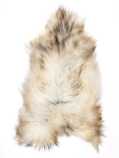 Grått isländskt fårskinn XL