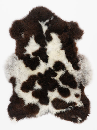 Flerfärgat fårskinn S