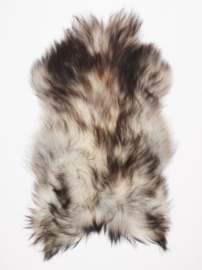 Grått isländskt fårskinn XL