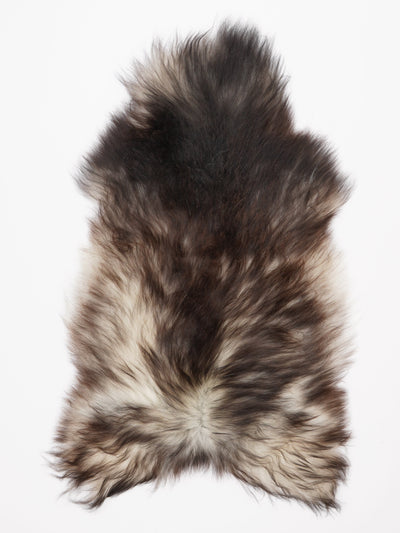 Grått isländskt fårskinn L