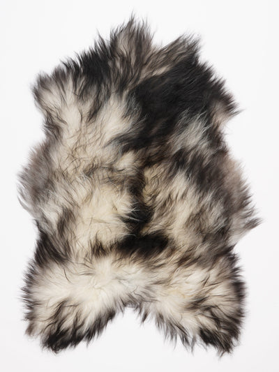 Grått isländskt fårskinn L