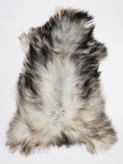 Grått isländskt fårskinn XL