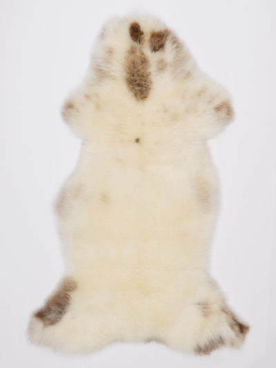 Flerfärgat fårskinn L