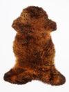 "Rusty" flerfärgat fårskinn M