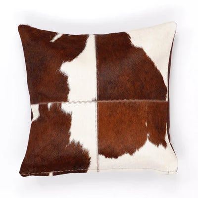 Kuddar i koskinn - Brun och vit (Pillow 1)