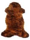 "Rusty" flerfärgat fårskinn M