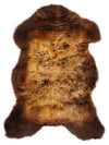 "Rusty" flerfärgat fårskinn M