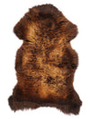 "Rusty" flerfärgat fårskinn XL