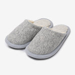 Tofflor i merinoull, marmorerad