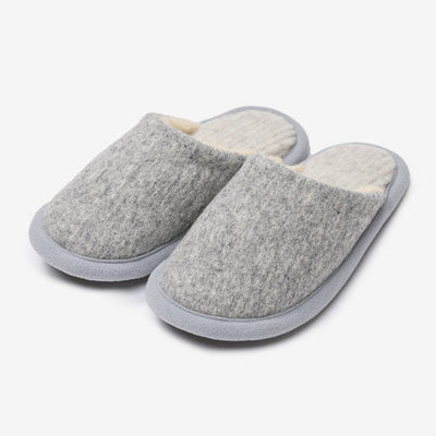 Tofflor i merinoull, marmorerad