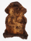 "Rusty" flerfärgat fårskinn XL