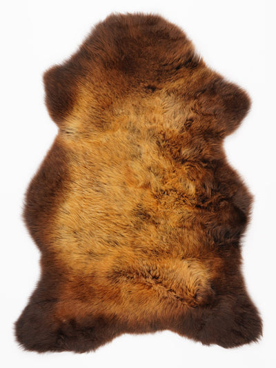 "Rusty" flerfärgat fårskinn S