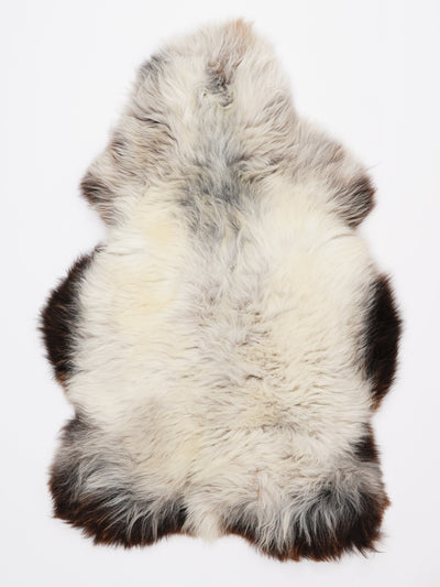 Flerfärgat fårskinn L