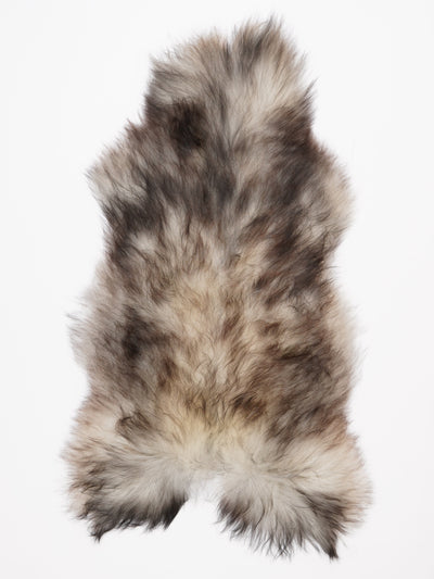 Grått isländskt fårskinn XL