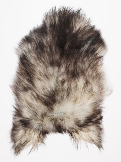 Grått isländskt fårskinn XL