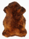 "Rusty" flerfärgat fårskinn M