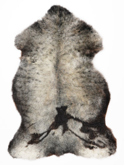 Flerfärgat fårskinn L