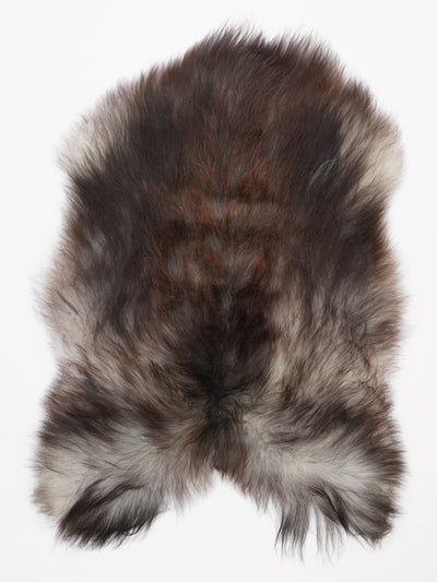 Grått isländskt fårskinn XL