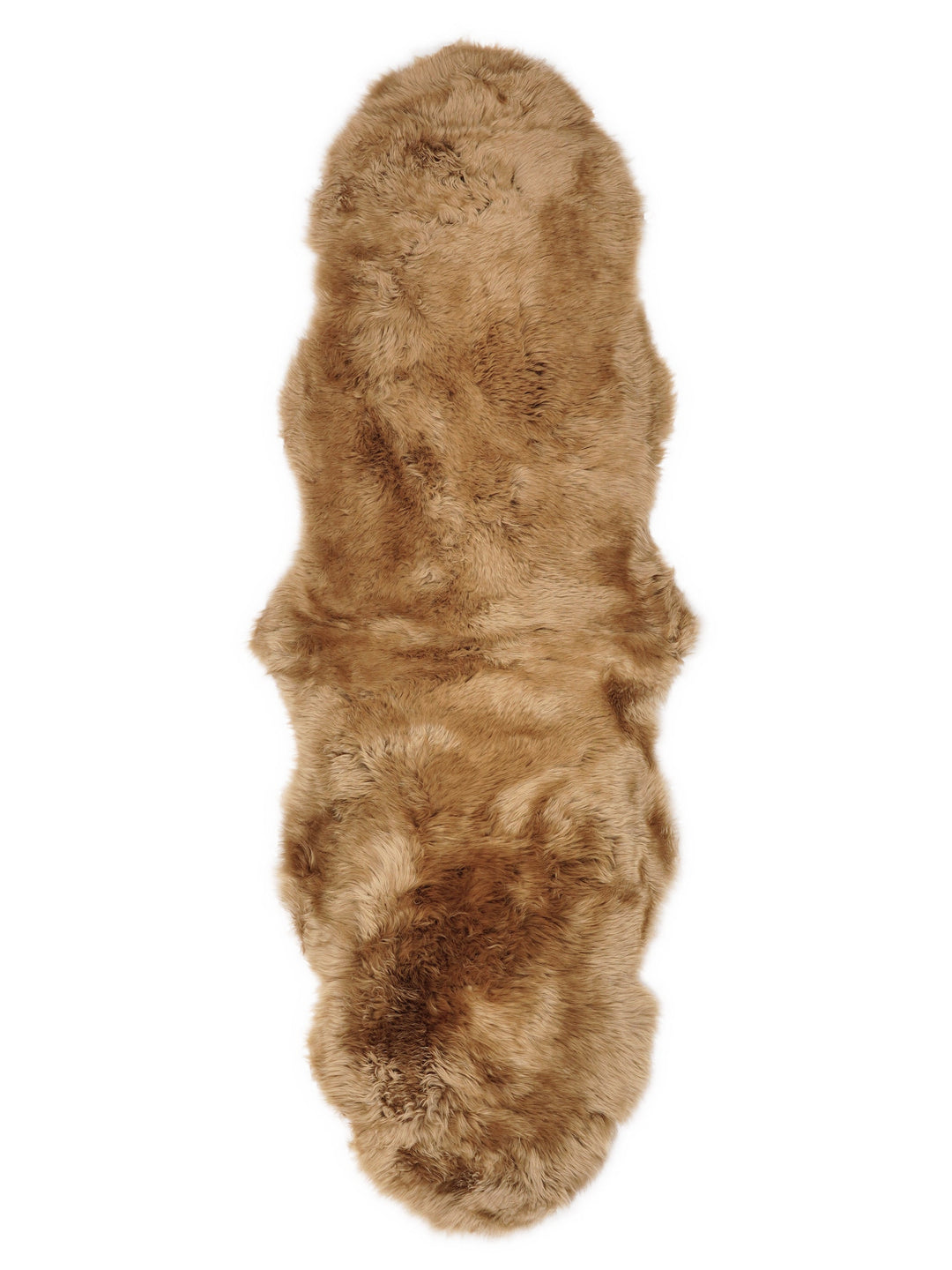 Dubbelt fårskinn från Nya Zeeland 180 × 60 cm – Ginger