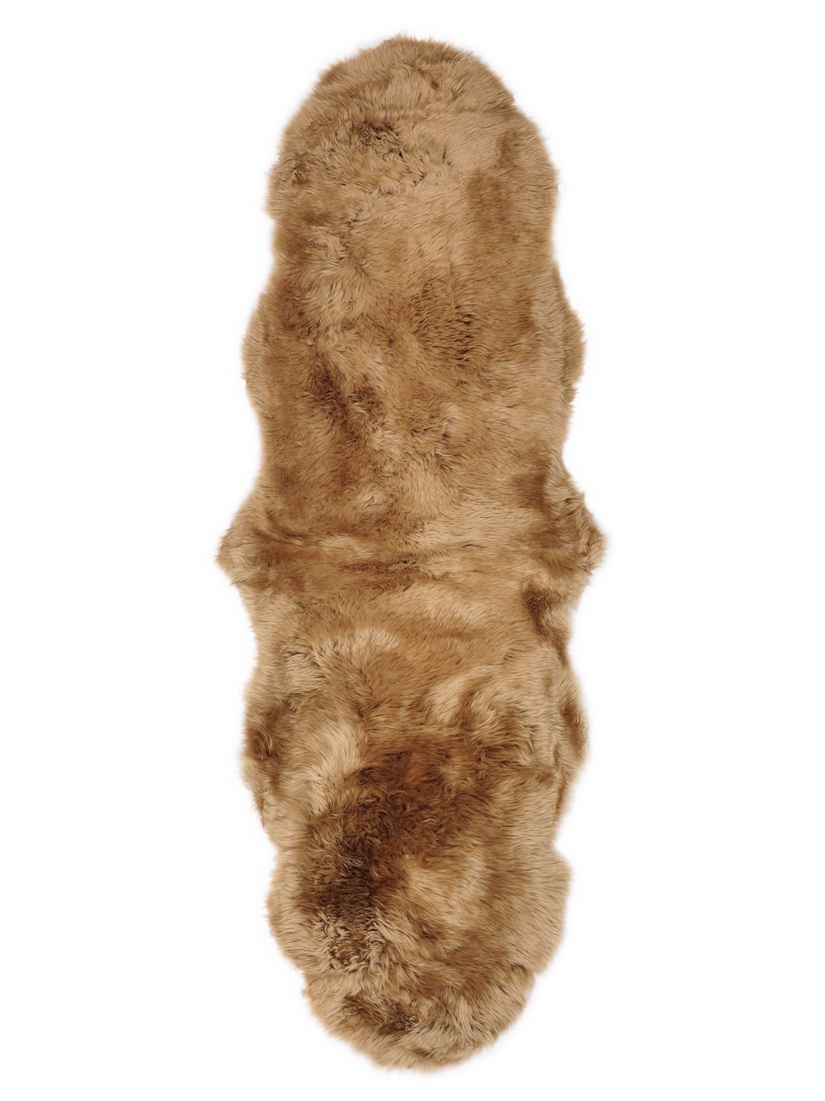 Dubbelt fårskinn från Nya Zeeland 180 × 60 cm – Ginger