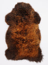 "Rusty" flerfärgat fårskinn M