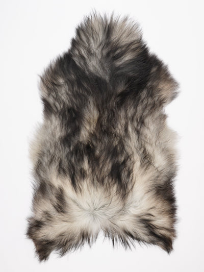 Grått isländskt fårskinn XXL